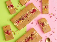 BEZGLUTENOWE Ciasto Pistacjowo-Malinowe 170g
